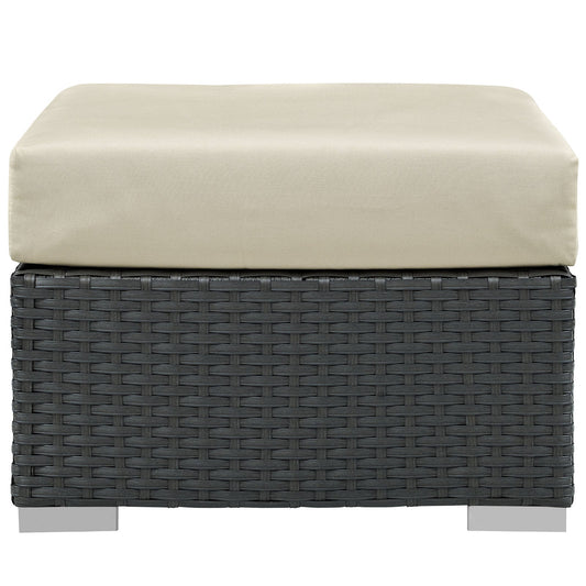 Sojourn Outdoor Patio Sunbrella¨ Ottoman by Modway