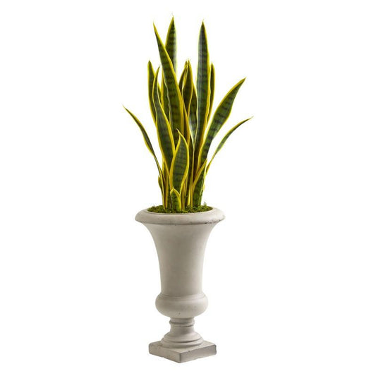 3' Sansevieria Artificial Plant in Urn