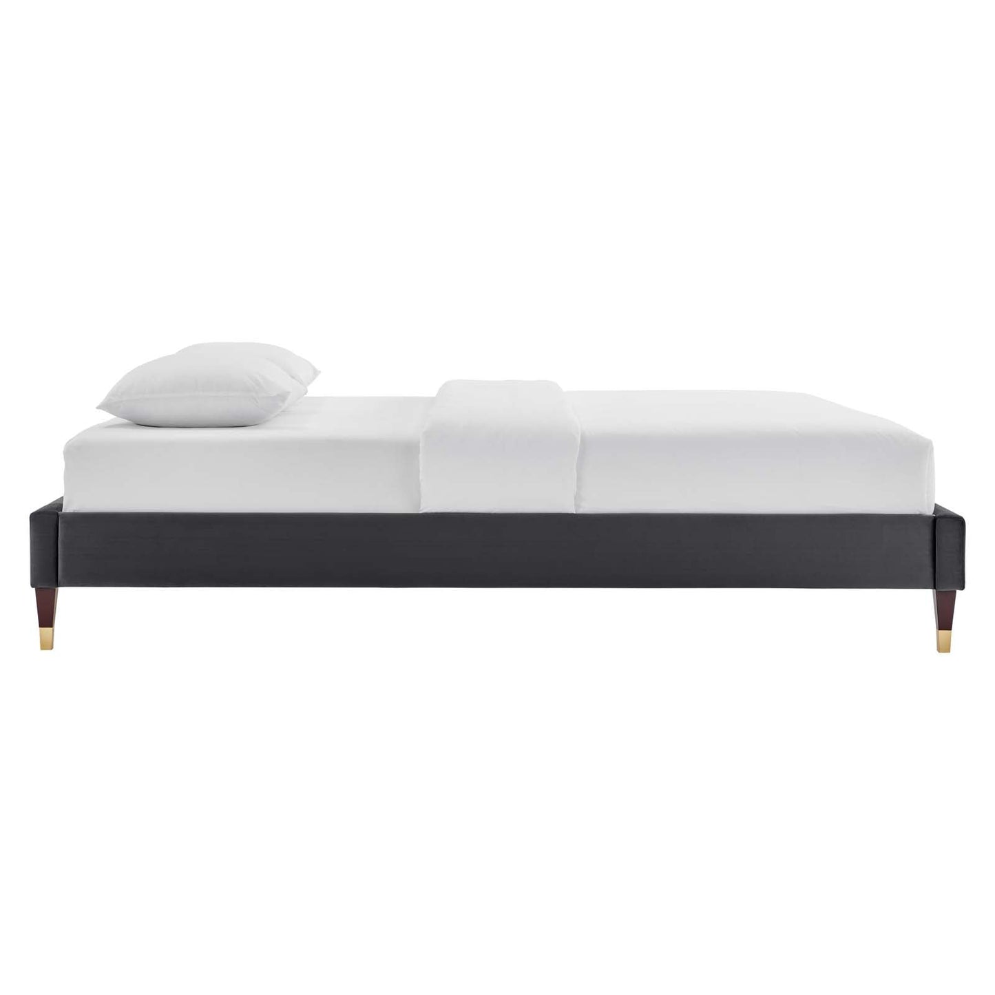 Harlow Performance Velvet King Platform Bed Frame by Modway