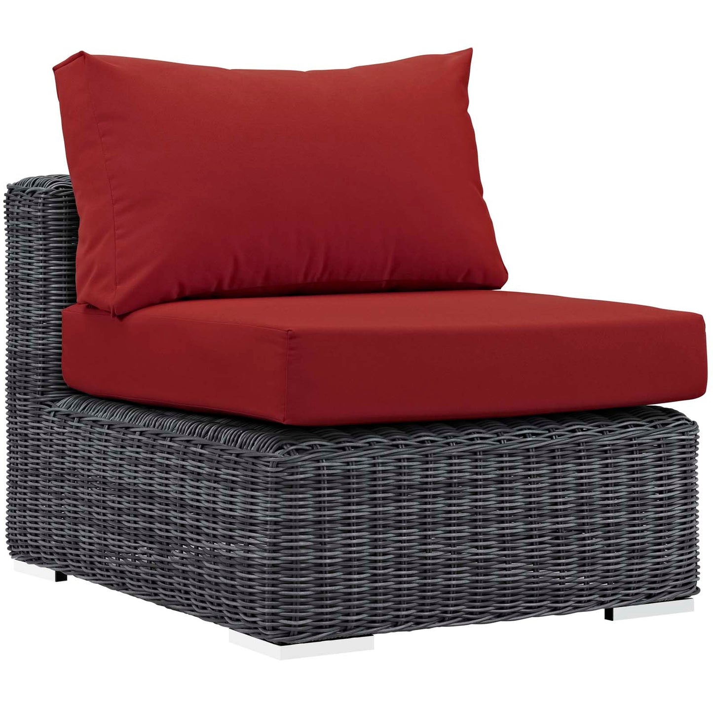 Summon 5 Piece Outdoor Patio Sunbrella¨ Sectional Set by Modway