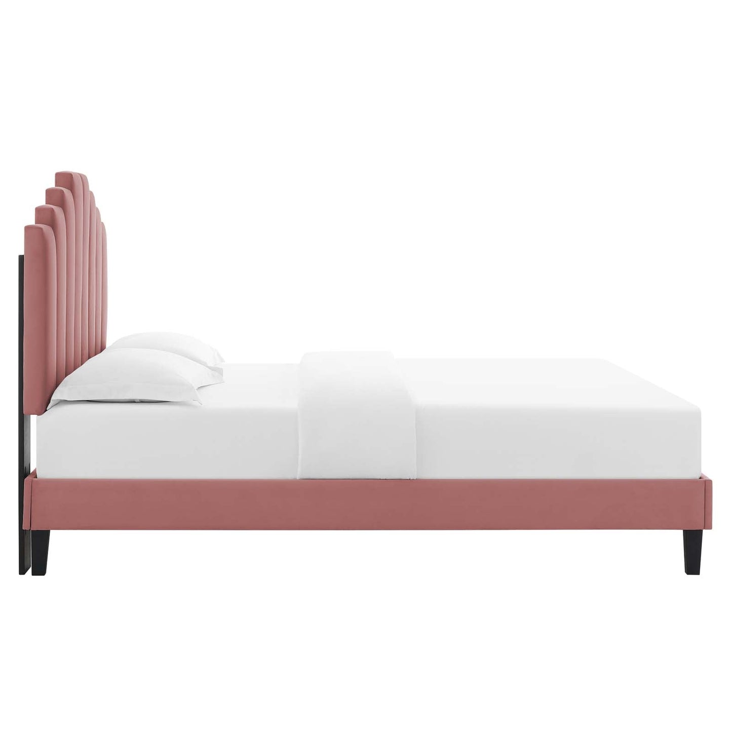 Elise Performance Velvet Twin Platform Bed by Modway