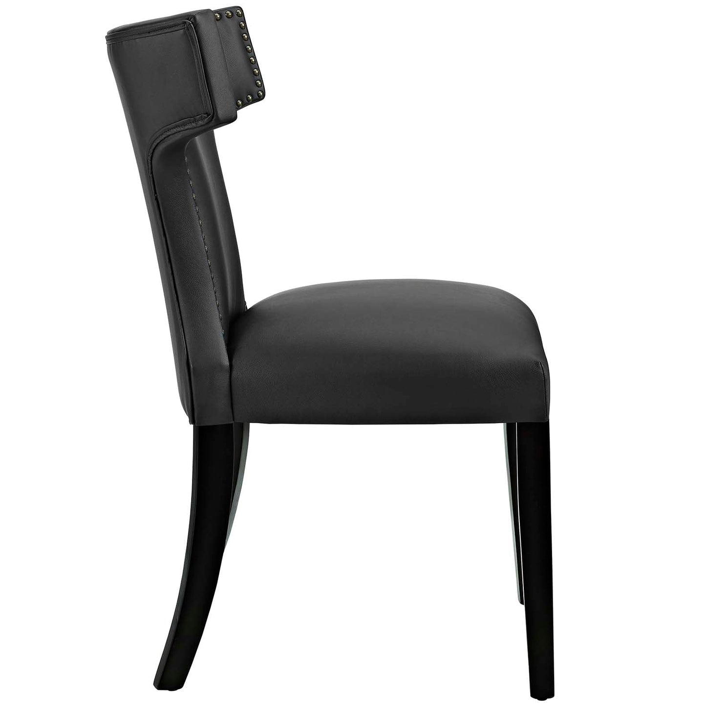 Curve Vegan Leather Dining Chair by Modway