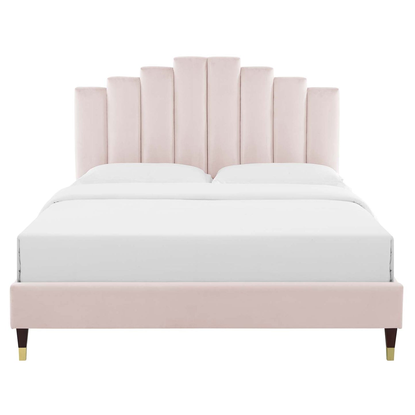 Elise Performance Velvet King Platform Bed by Modway