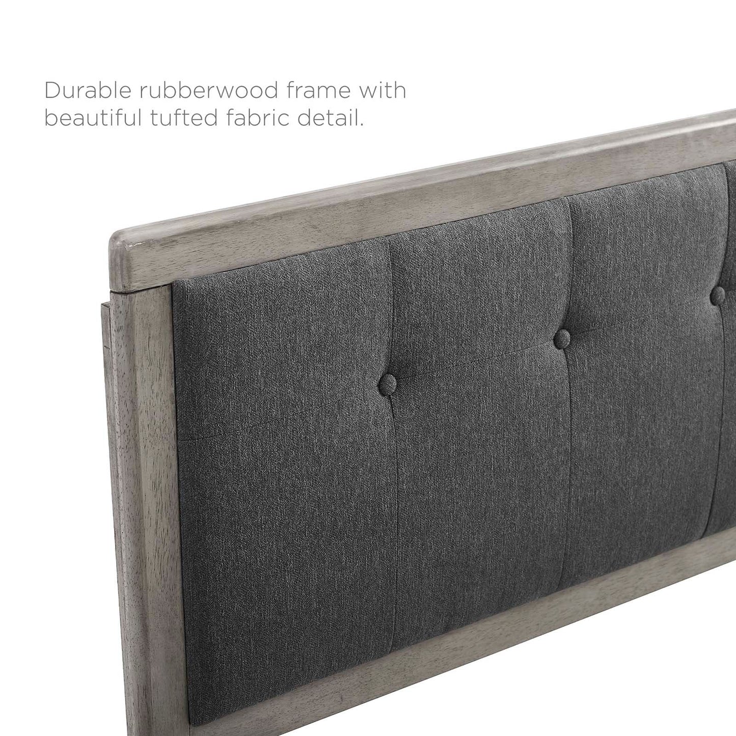 Willow Wood Queen Platform Bed With Splayed Legs by Modway