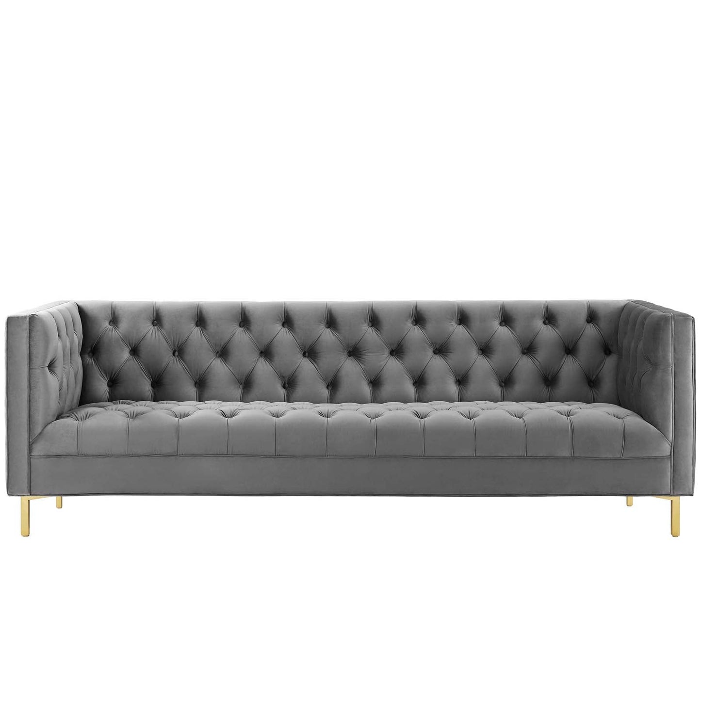 Delight Tufted Button Performance Velvet Sofa by Modway