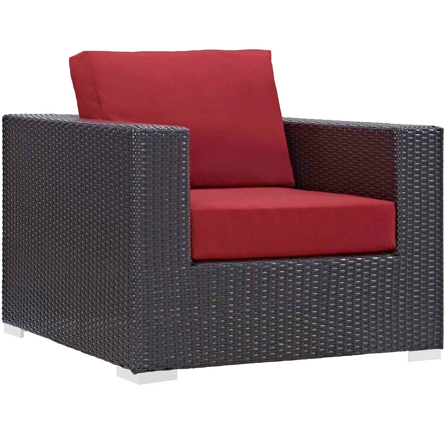 Convene 4 Piece Set Outdoor Patio with Fire Pit by Modway