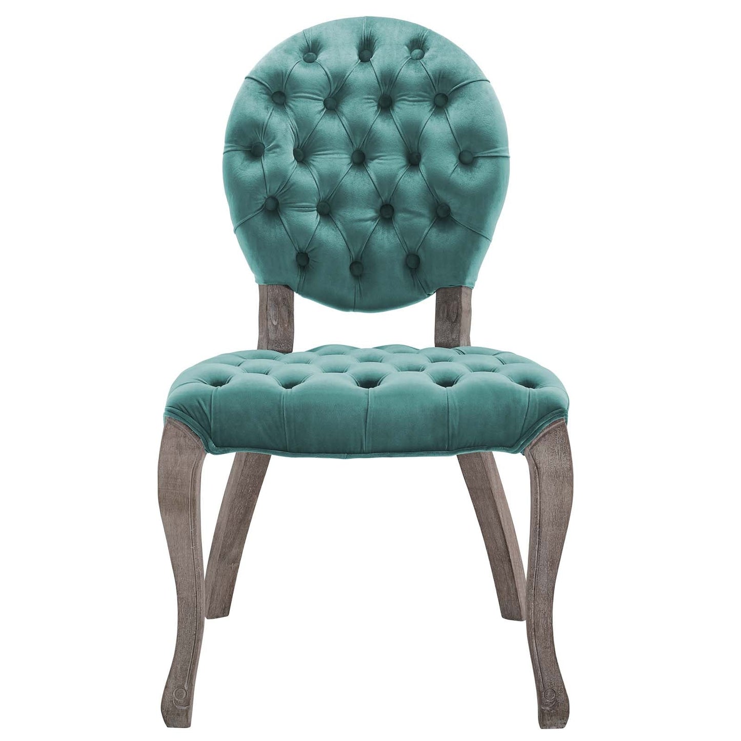 Exhibit French Vintage Dining Performance Velvet Side Chair by Modway