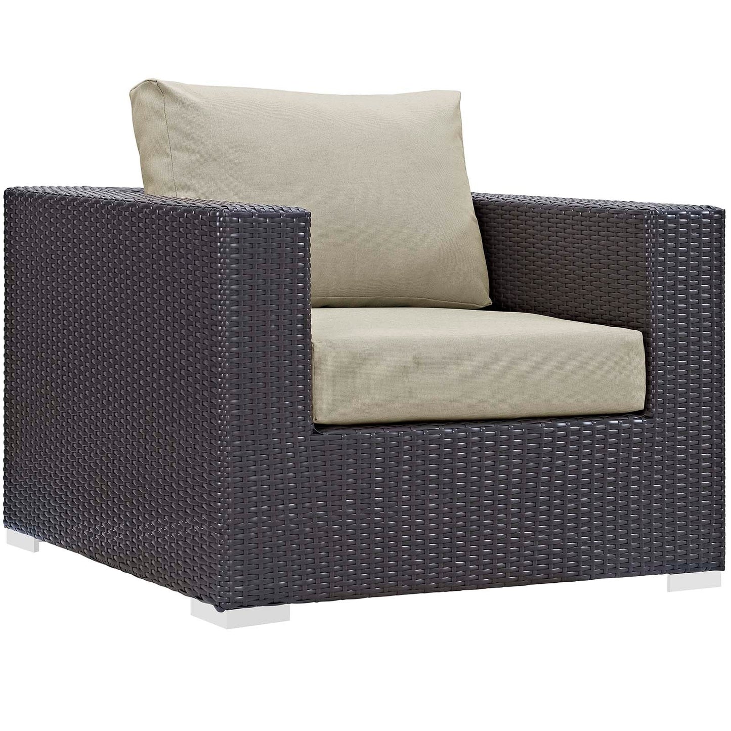 Convene 4 Piece Set Outdoor Patio with Fire Pit by Modway