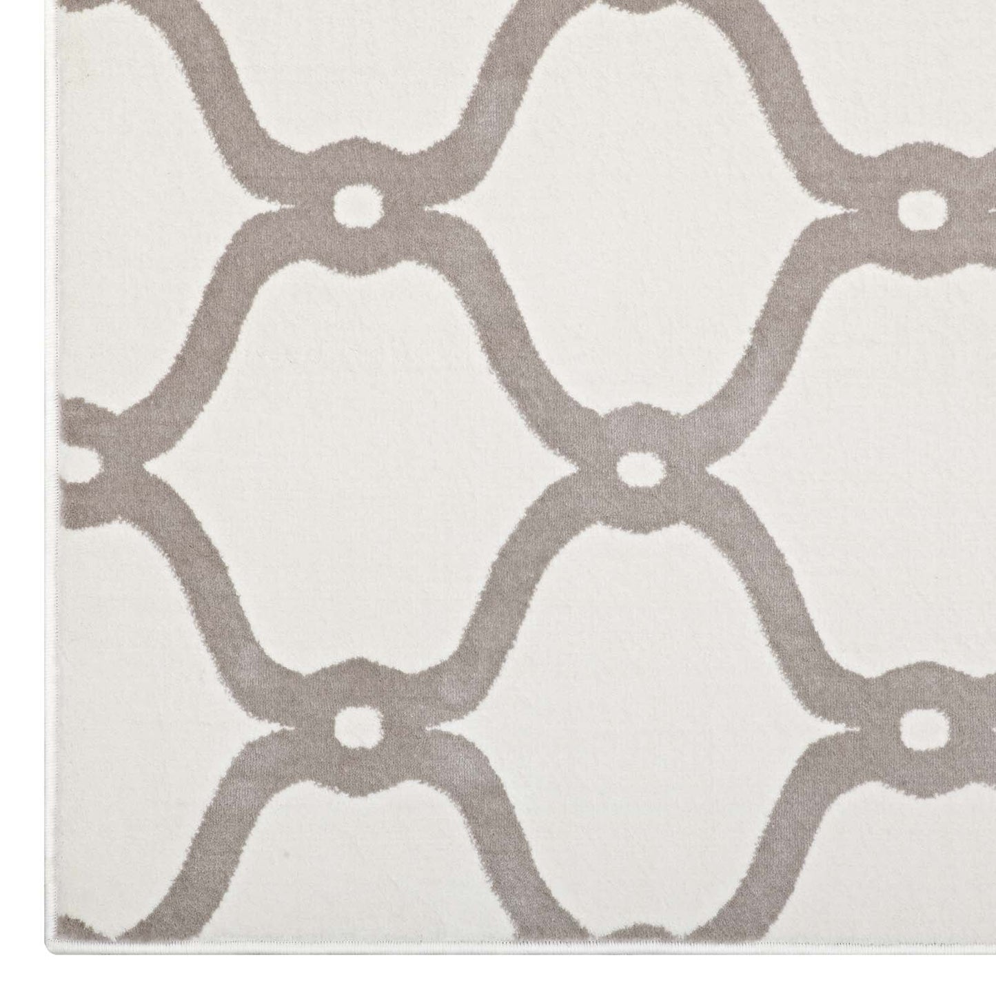 Beltara Chain Link Transitional Trellis 8x10 Area Rug by Modway