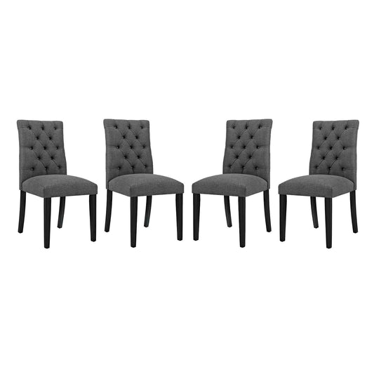 Duchess Fabric Dining Chair Set of 4 by Modway