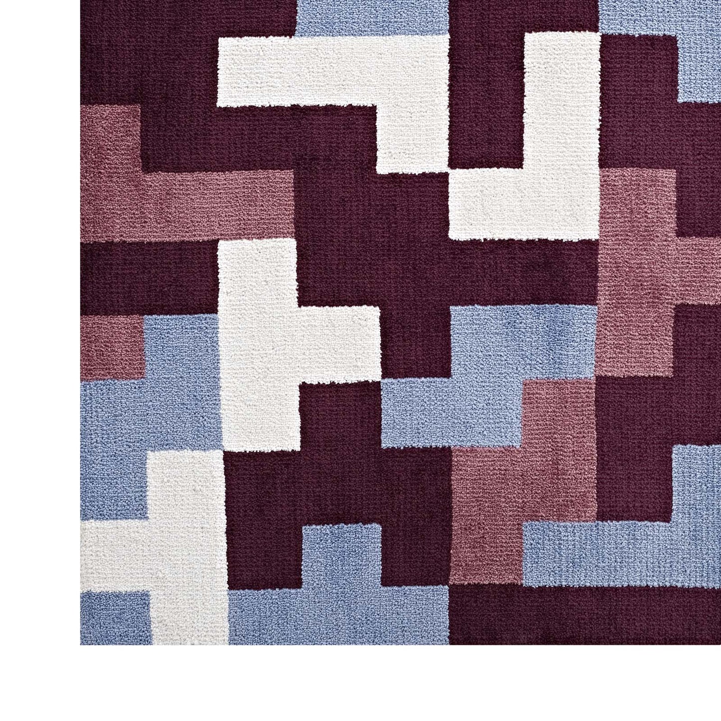 Andela Interlocking Block Mosaic 8x10 Area Rug by Modway