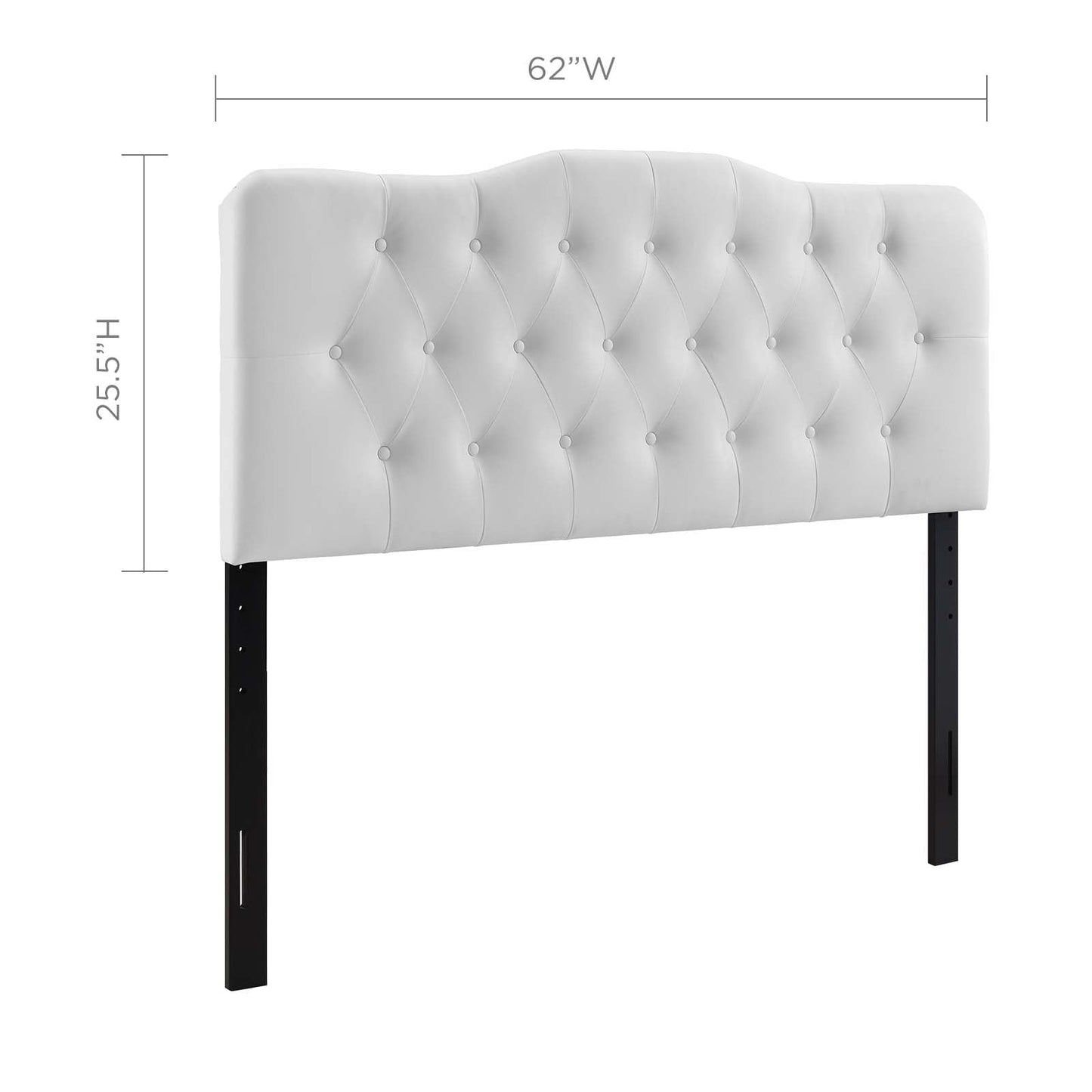 Annabel Upholstered Vinyl Queen Headboard by Modway