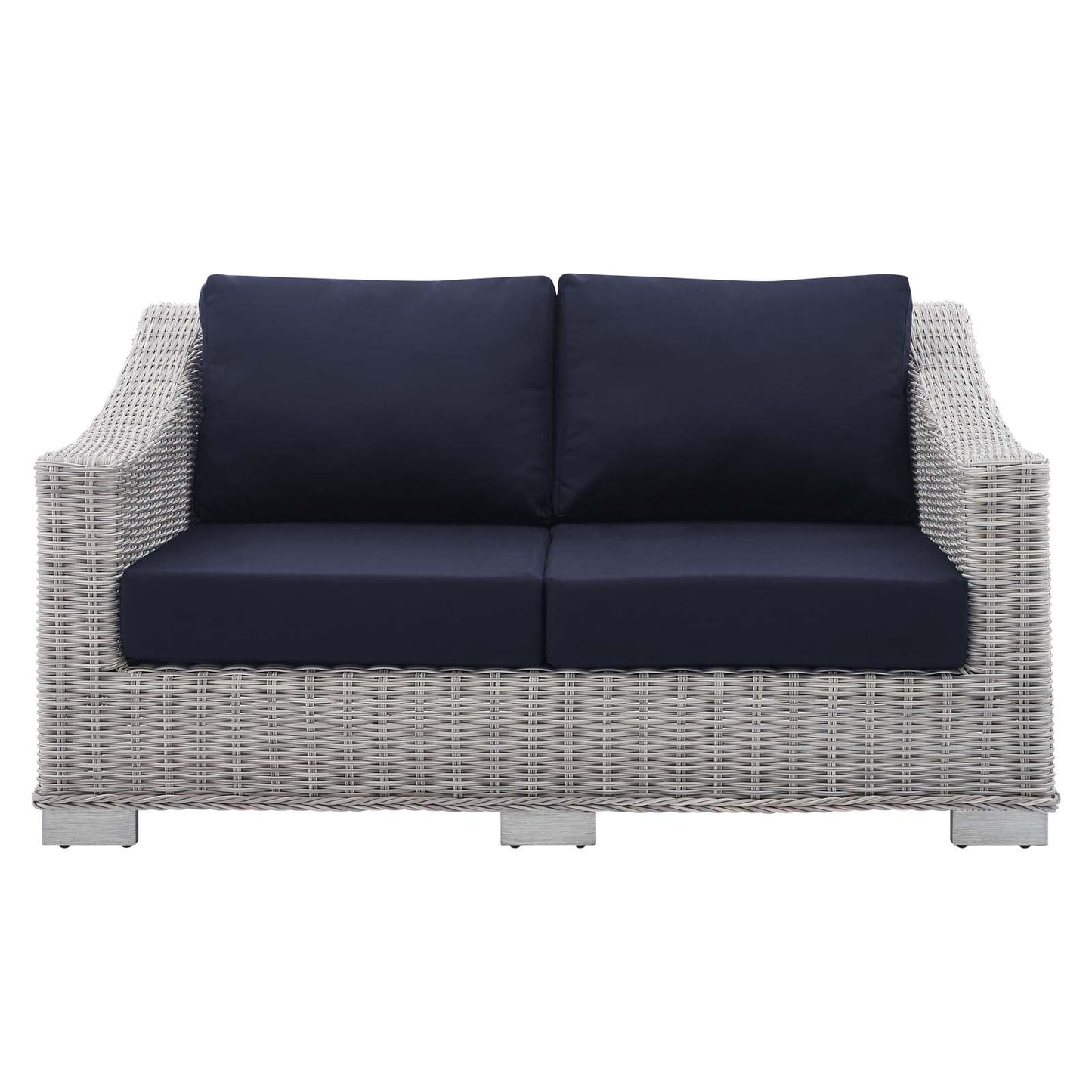 Conway Sunbrella¨ Outdoor Patio Wicker Rattan Loveseat by Modway