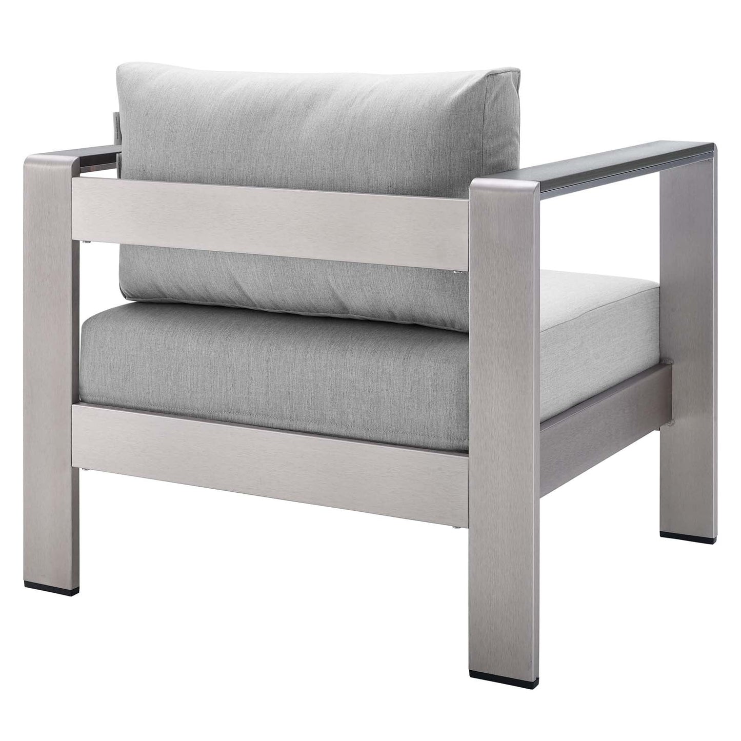 Shore 4 Piece Sunbrella¨ Fabric Outdoor Patio Aluminum Set by Modway
