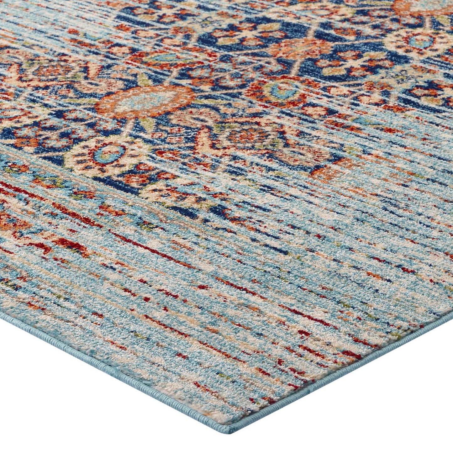 Naria Distressed Vintage Medallion 8x10 Area Rug by Modway