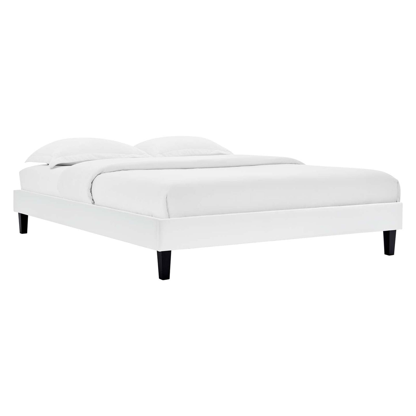 Reign Performance Velvet Queen Platform Bed Frame by Modway
