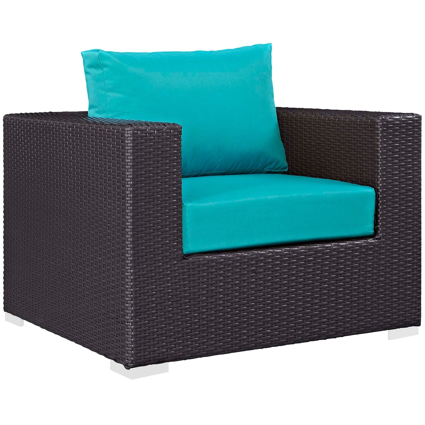 Convene 4 Piece Set Outdoor Patio with Fire Pit by Modway