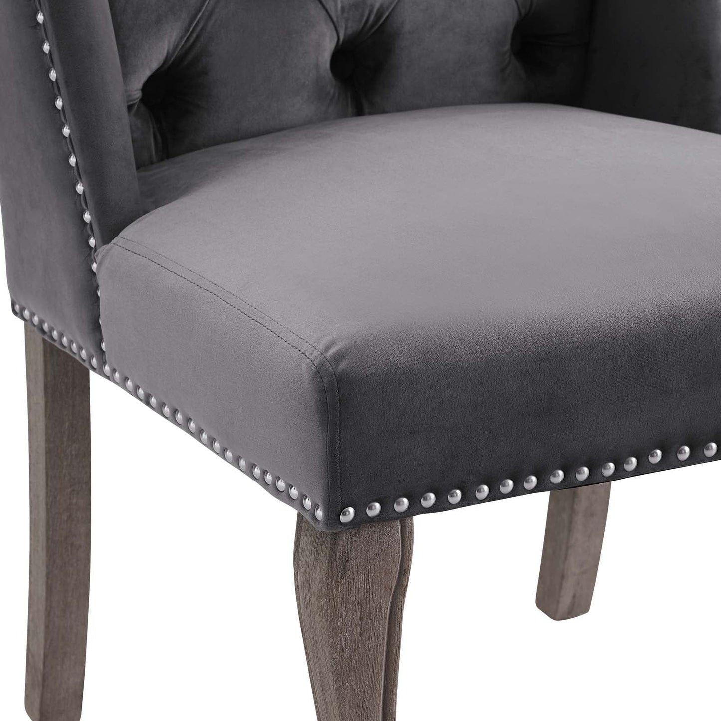 Apprise Performance Velvet Side Chair Set of 2 by Modway