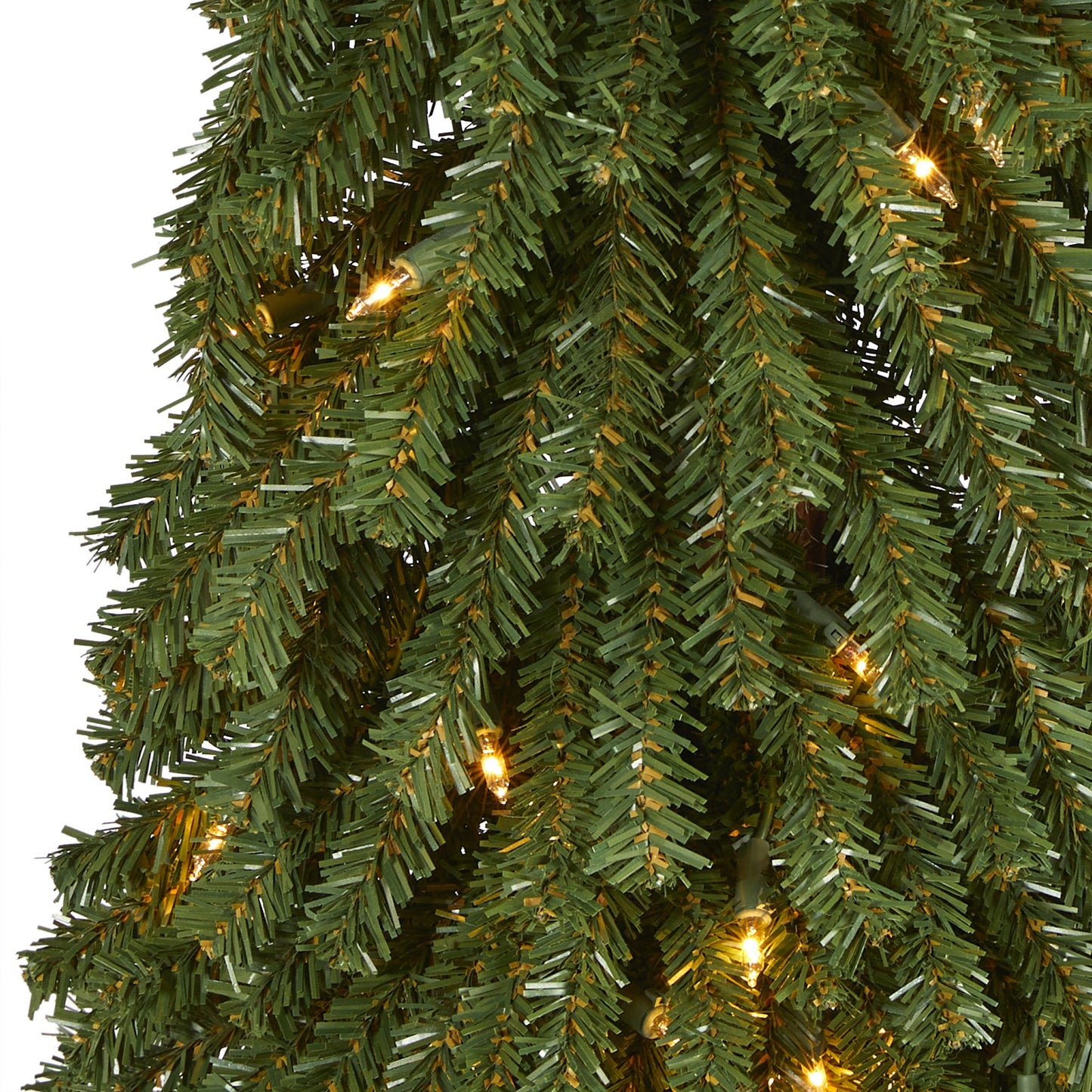 3' Grand Alpine Artificial Christmas Tree with 50 Clear Lights w/Natural Trunk