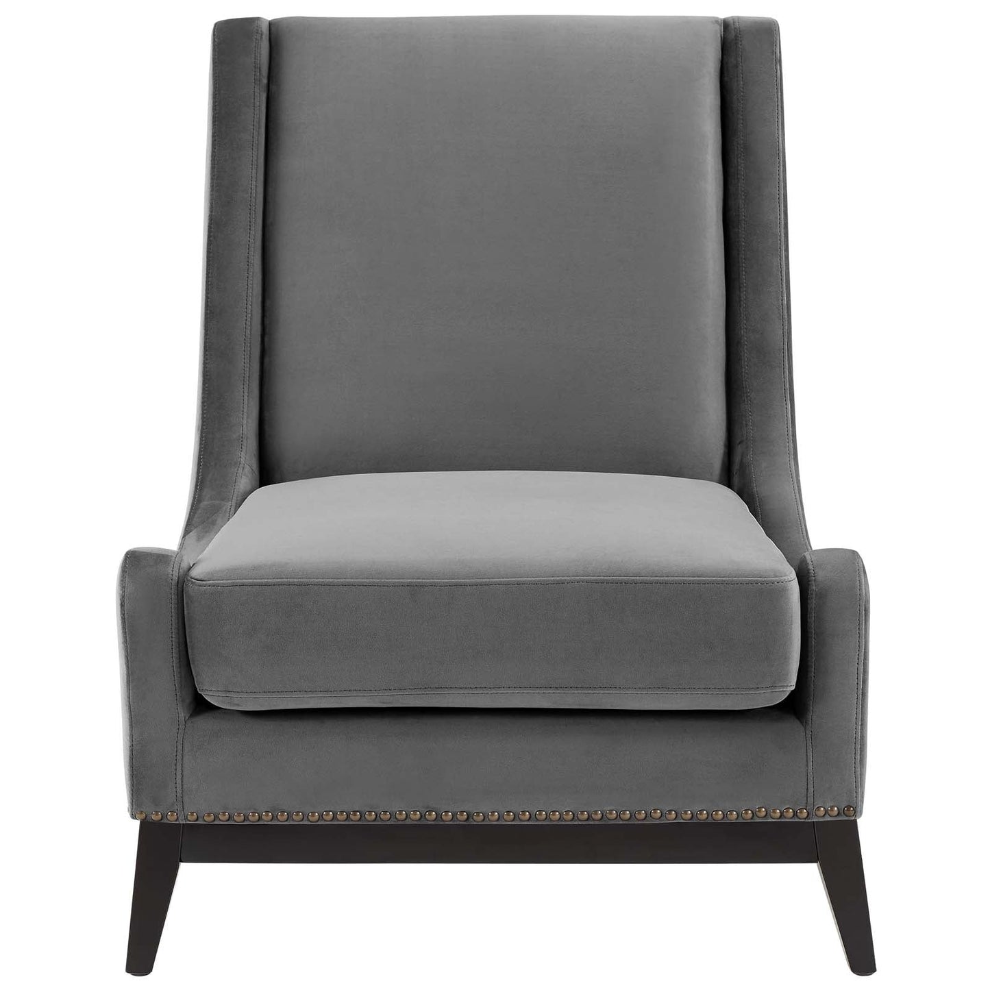 Confident Upholstered Performance Velvet Lounge Chair Set of 2 by Modway