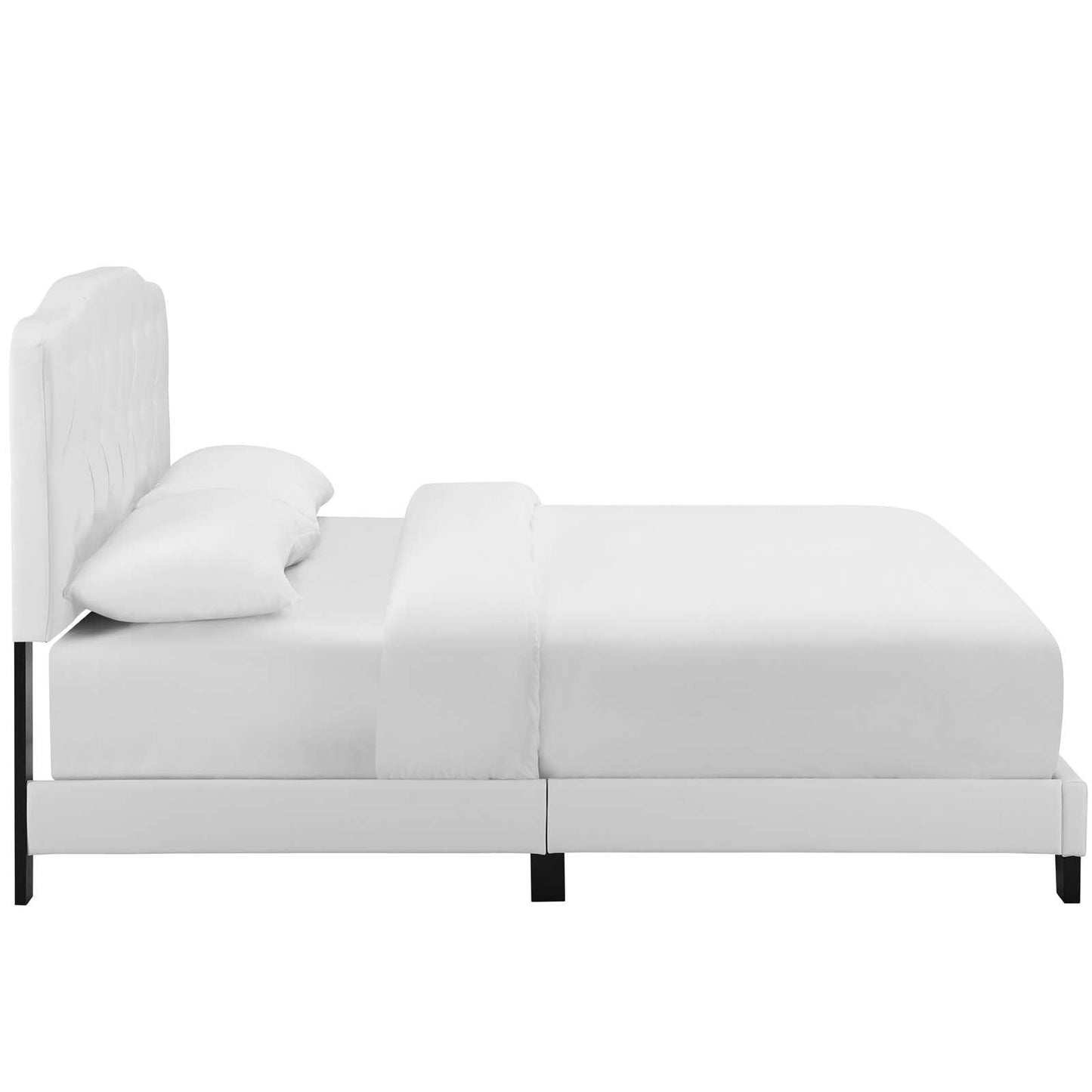 Amelia Faux Leather Queen Bed by Modway