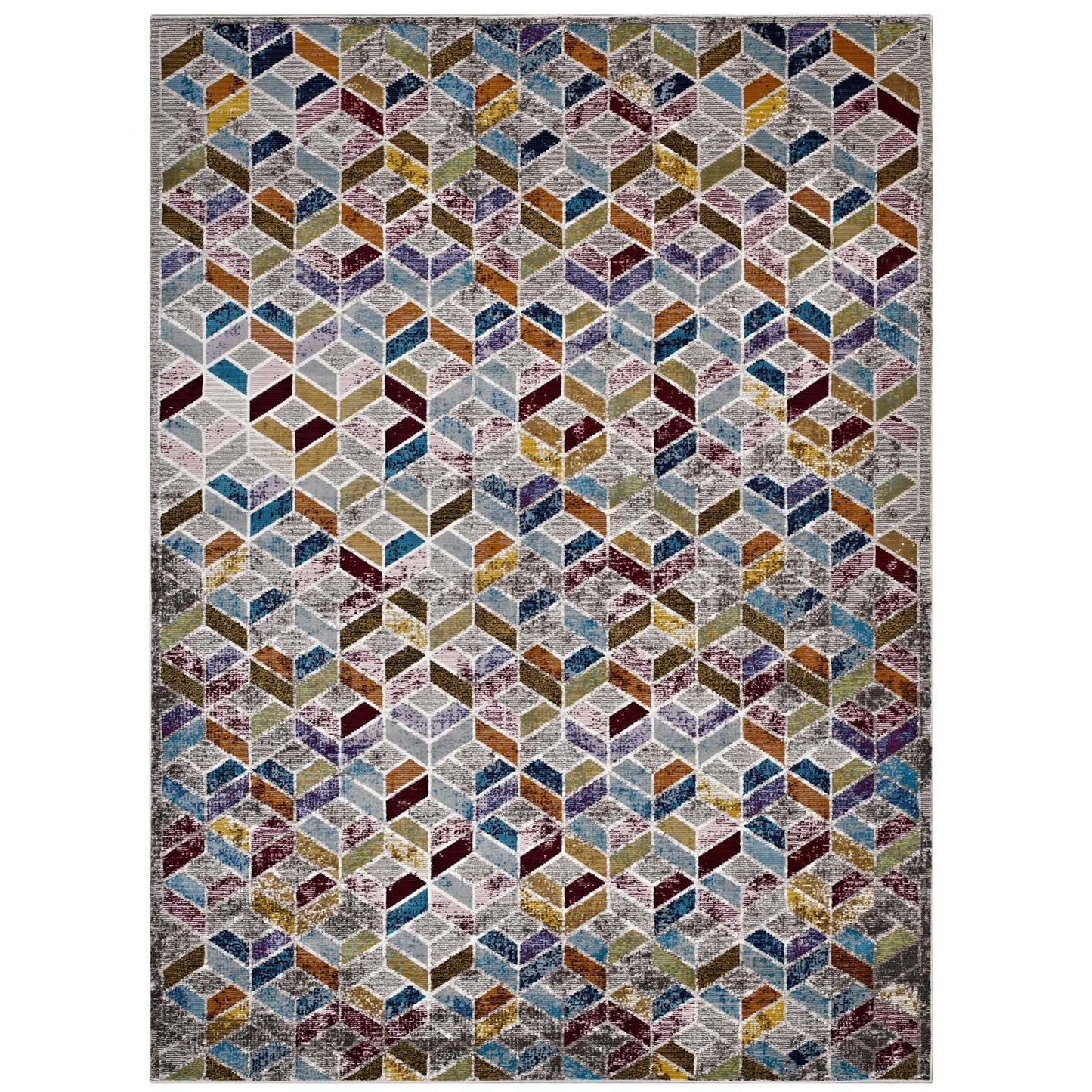 Laleh Geometric Mosaic 4x6 Area Rug by Modway
