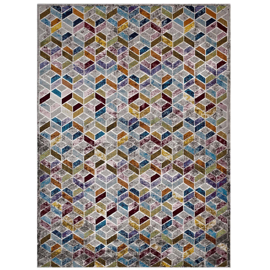 Laleh Geometric Mosaic 4x6 Area Rug by Modway