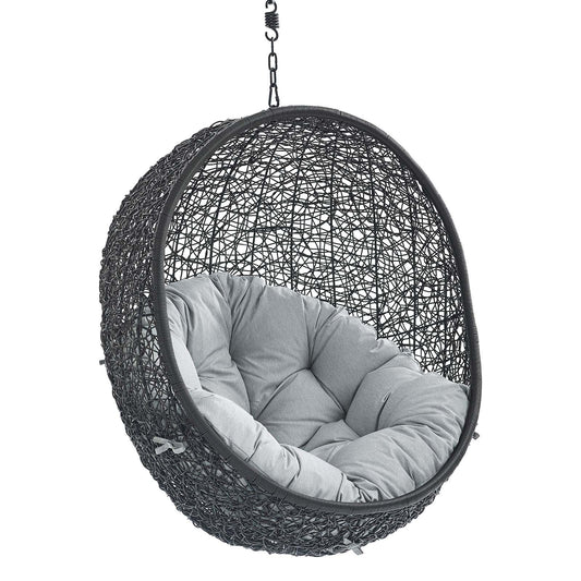 Encase Sunbrella¨ Fabric Swing Outdoor Patio Lounge Chair Without Stand by Modway