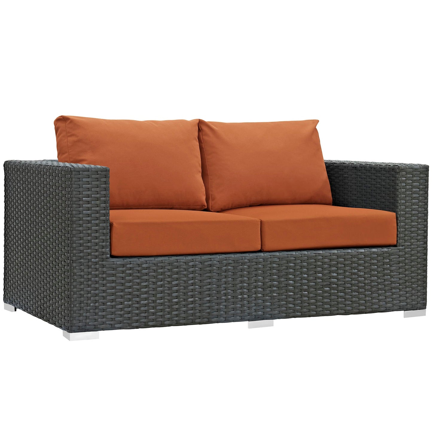 Sojourn 8 Piece Outdoor Patio Sunbrella¨ Sectional Set by Modway