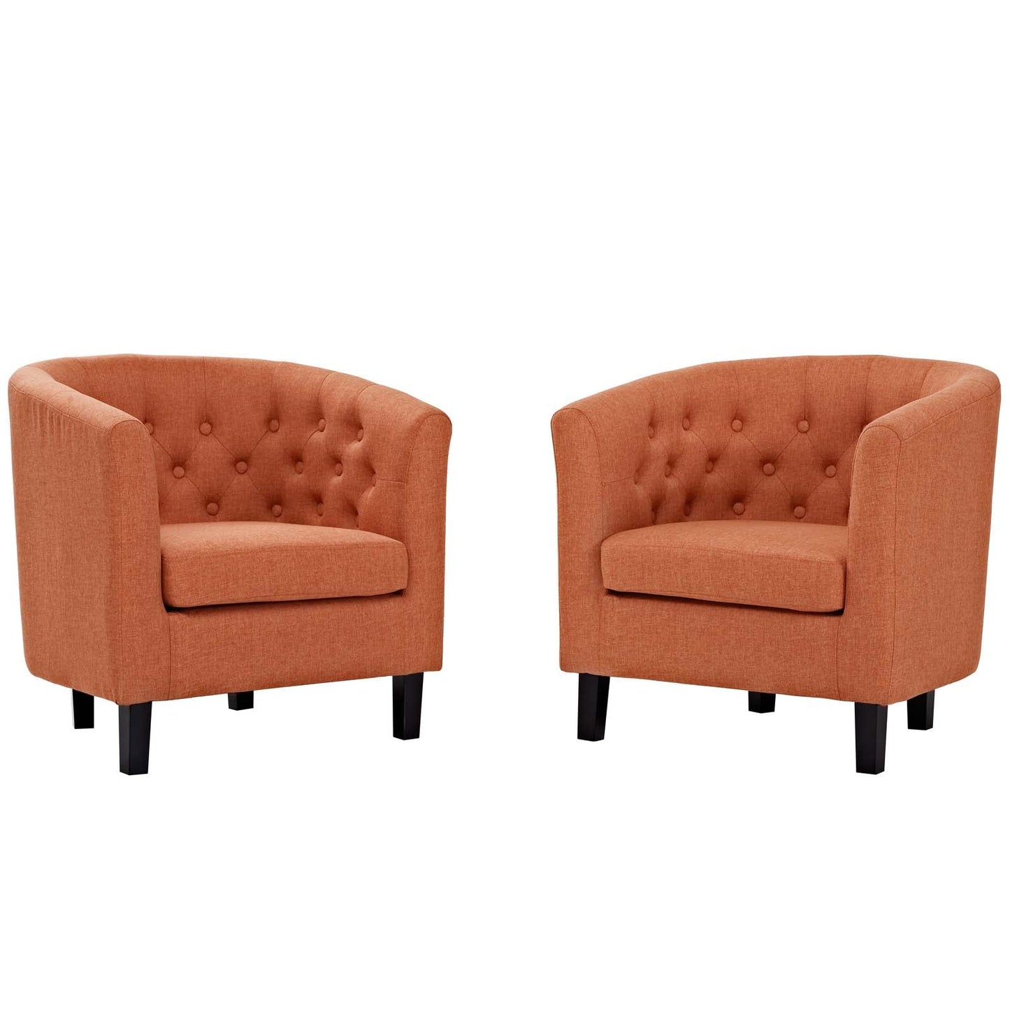 Prospect 2 Piece Upholstered Fabric Armchair Set by Modway
