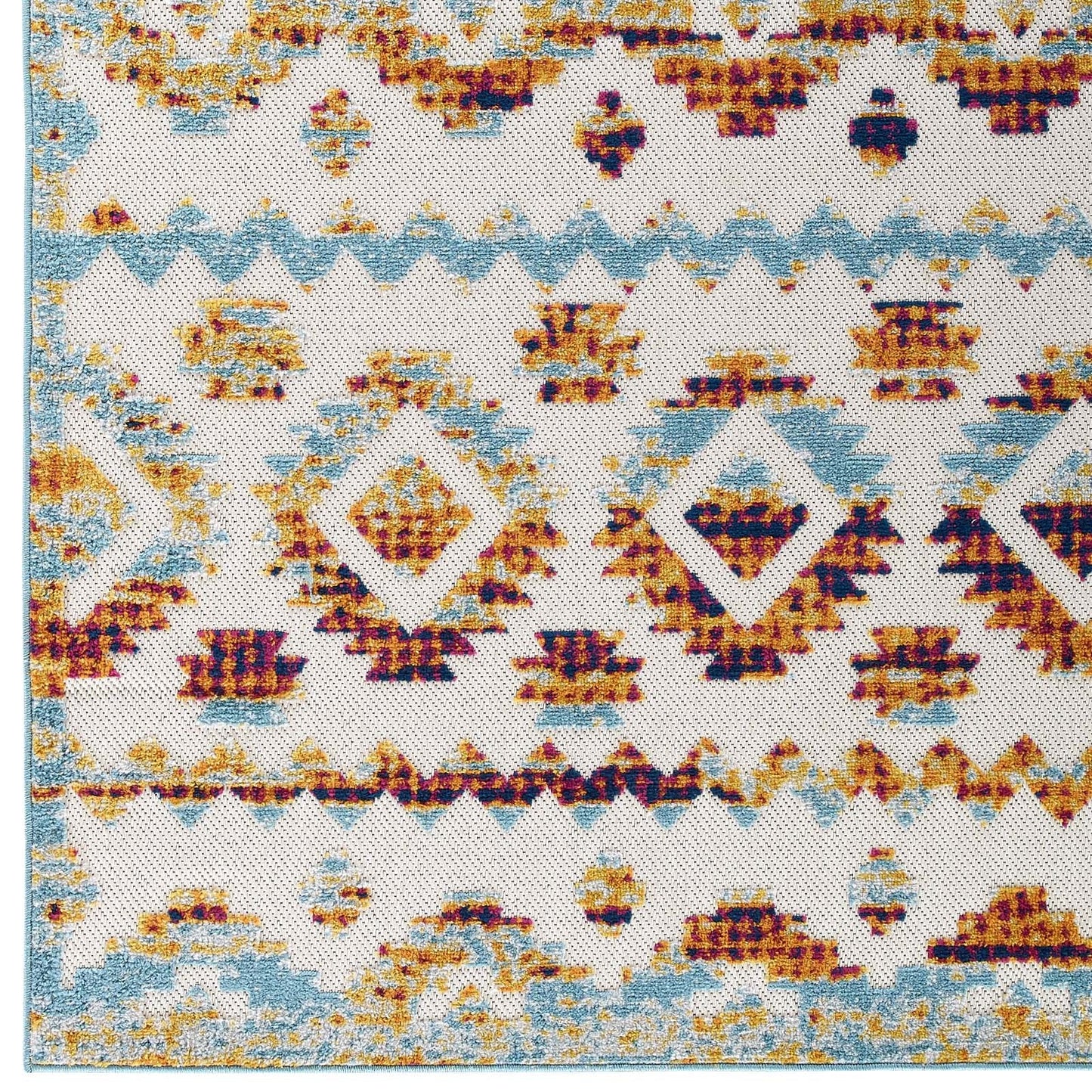 Reflect Takara Abstract Diamond Moroccan Trellis 5x8 Indoor and Outdoor Area Rug by Modway
