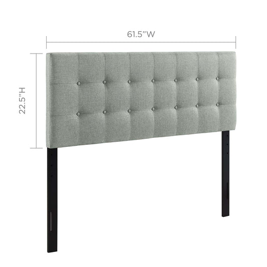 Emily Upholstered Fabric Queen Headboard by Modway