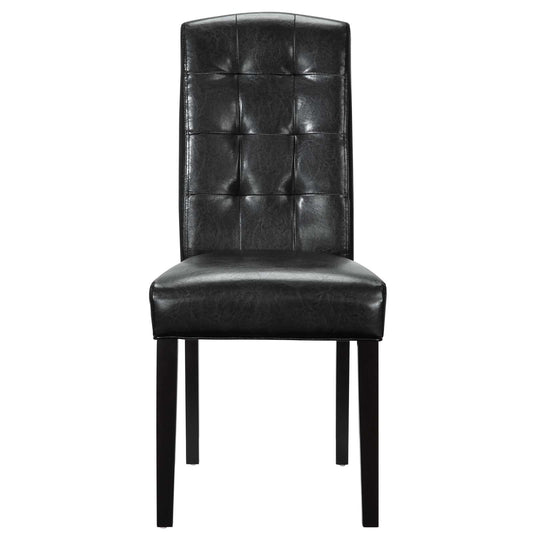 Perdure Vinyl Dining Chairs Set of 4 by Modway