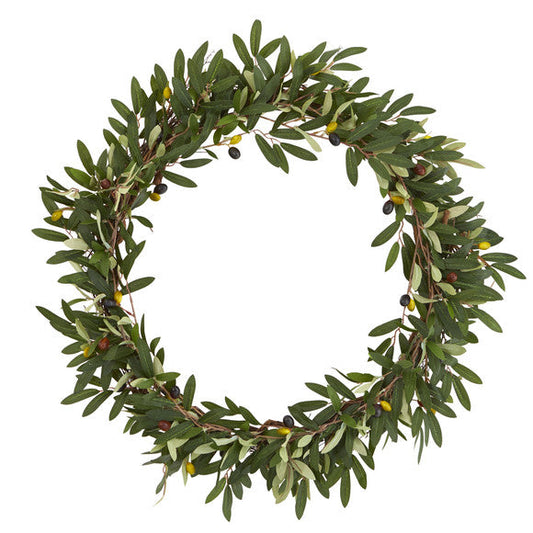 23" Olive Artificial Wreath