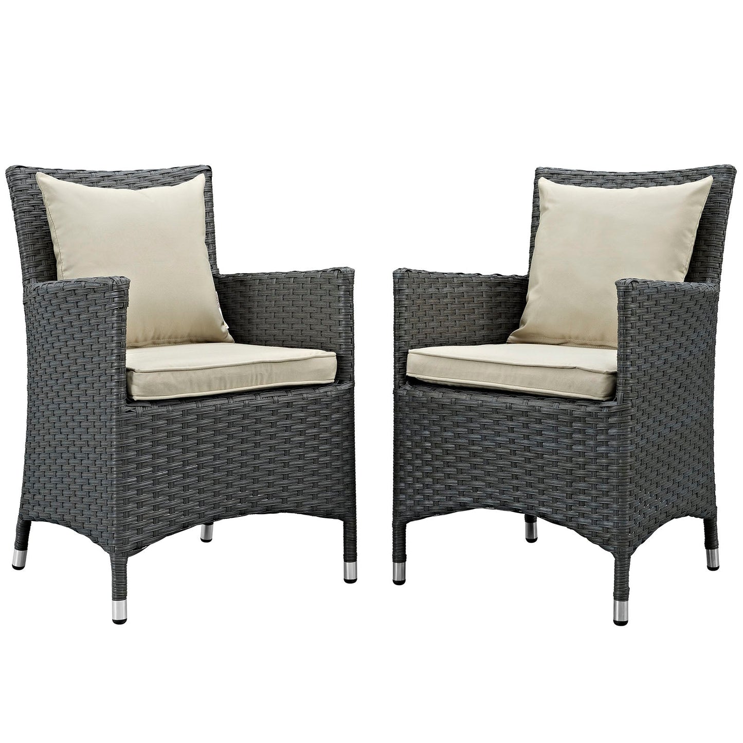 Sojourn 2 Piece Outdoor Patio Sunbrella¨ Dining Set by Modway