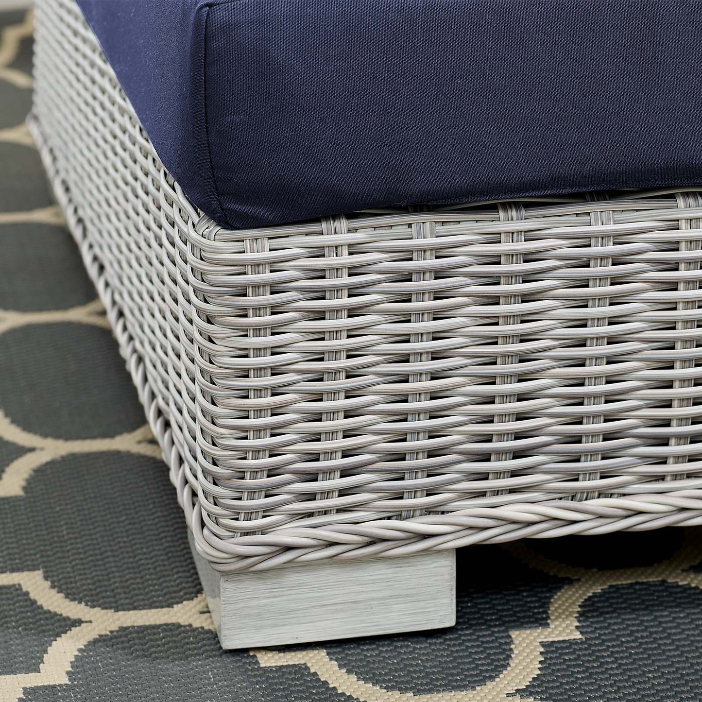 Conway Sunbrella¨ Outdoor Patio Wicker Rattan Corner Chair by Modway
