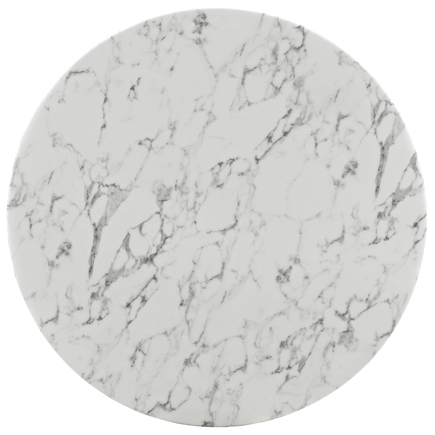 Lippa 48" Round Faux Marble Dining Table by Modway