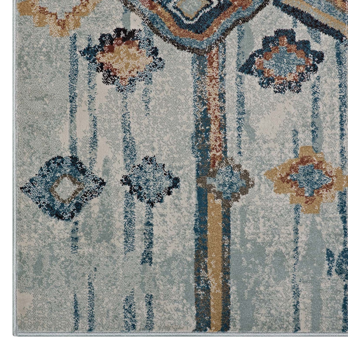Jenica Distressed Moroccan Tribal Abstract Diamond 5x8 Area Rug by Modway