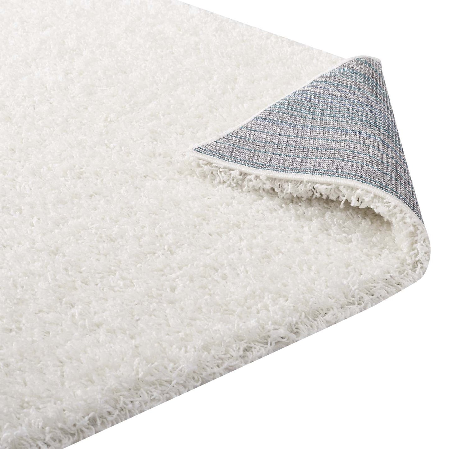 Enyssa Solid 5x8 Shag Area Rug by Modway
