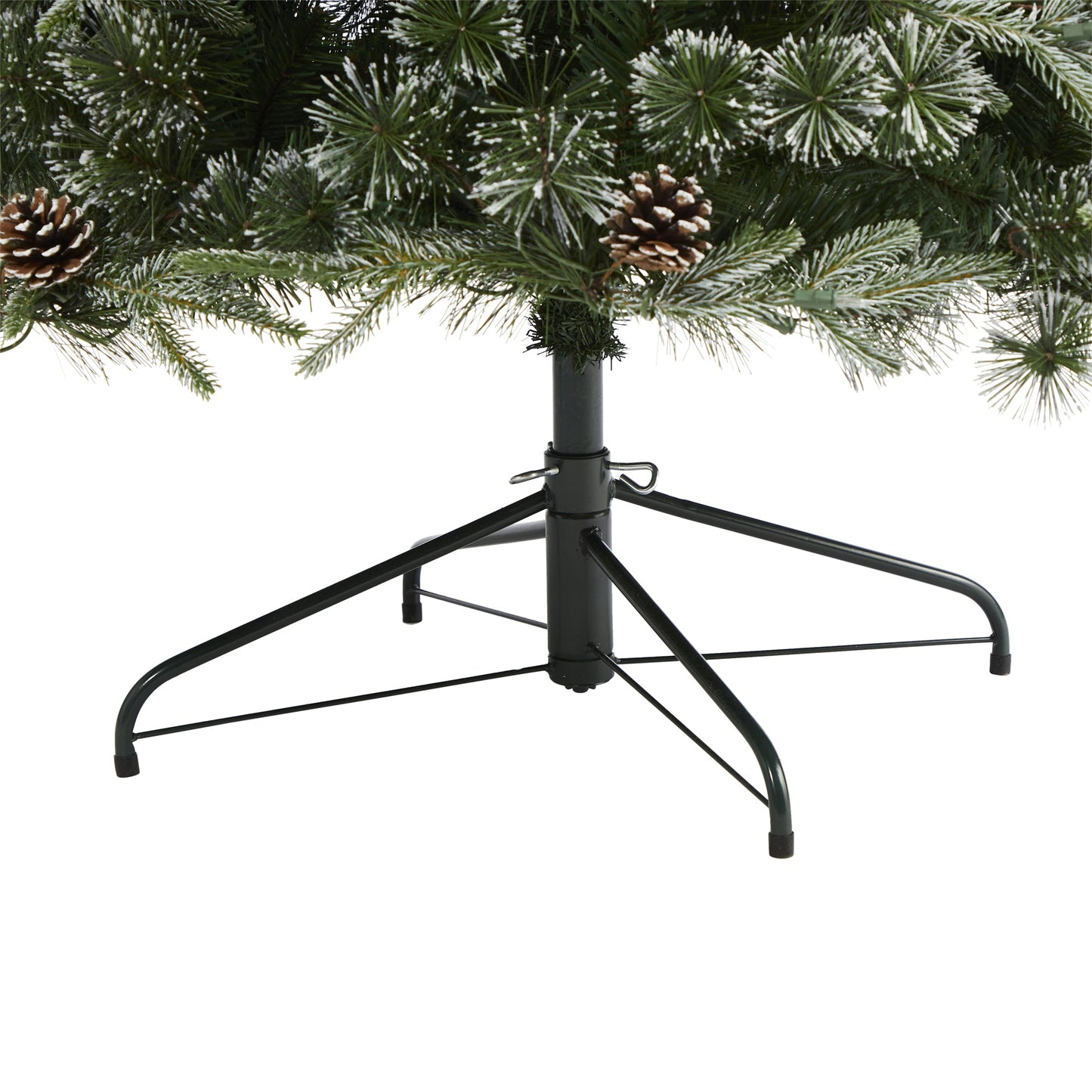 7.5' Snowed Tipped Clermont Mixed Pine Artificial Christmas Tree