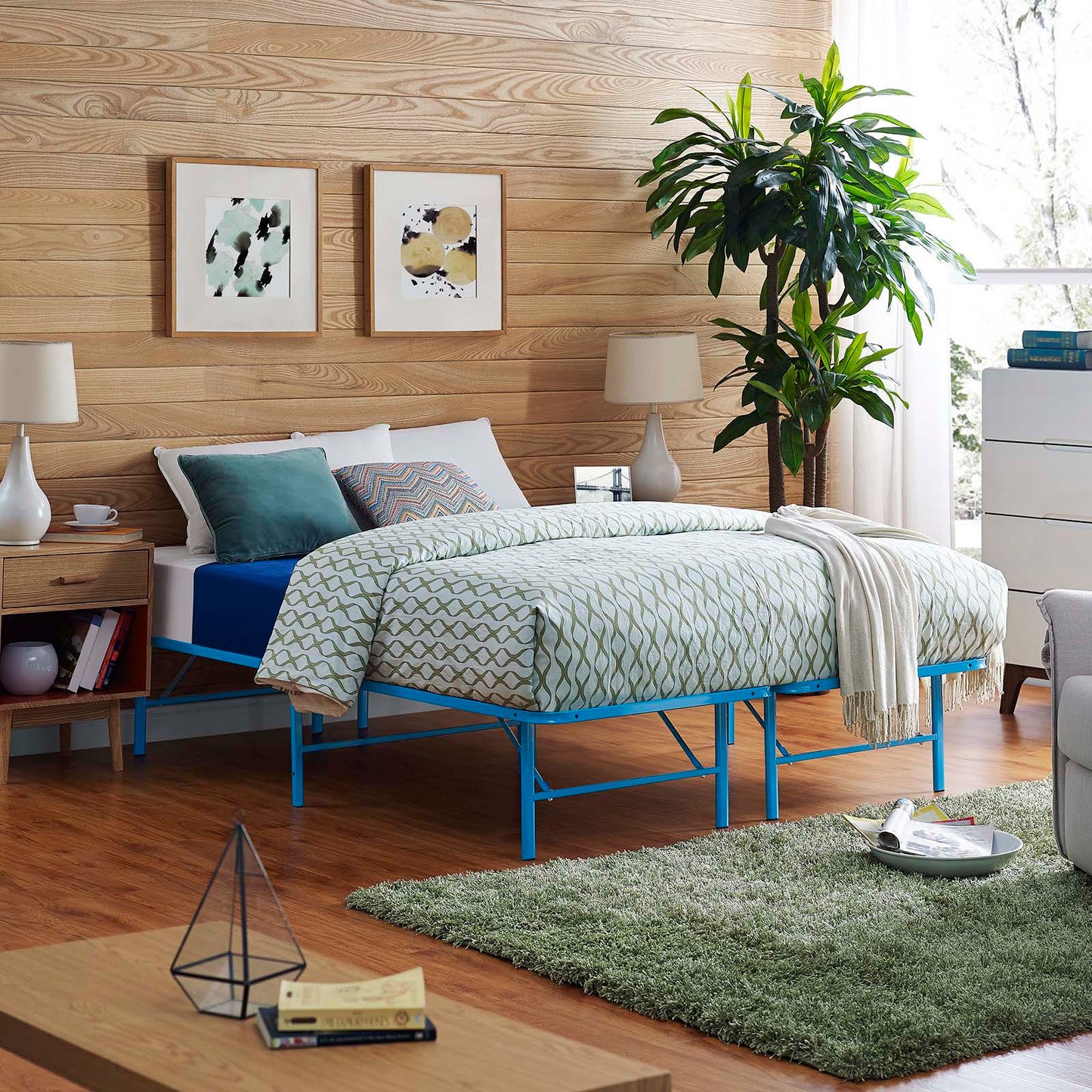 Horizon Stainless Steel Full Bed Frame by Modway