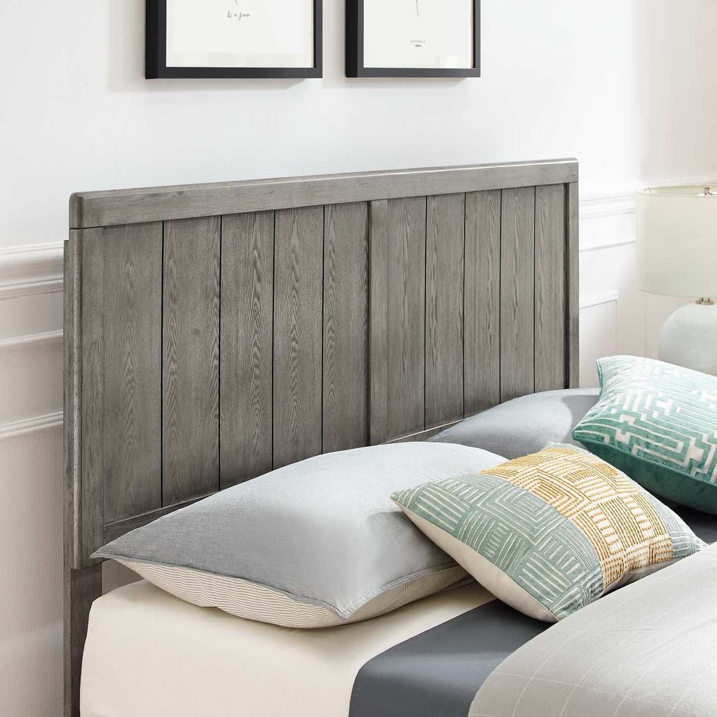 Alana Wood Full Platform Bed With Angular Frame by Modway