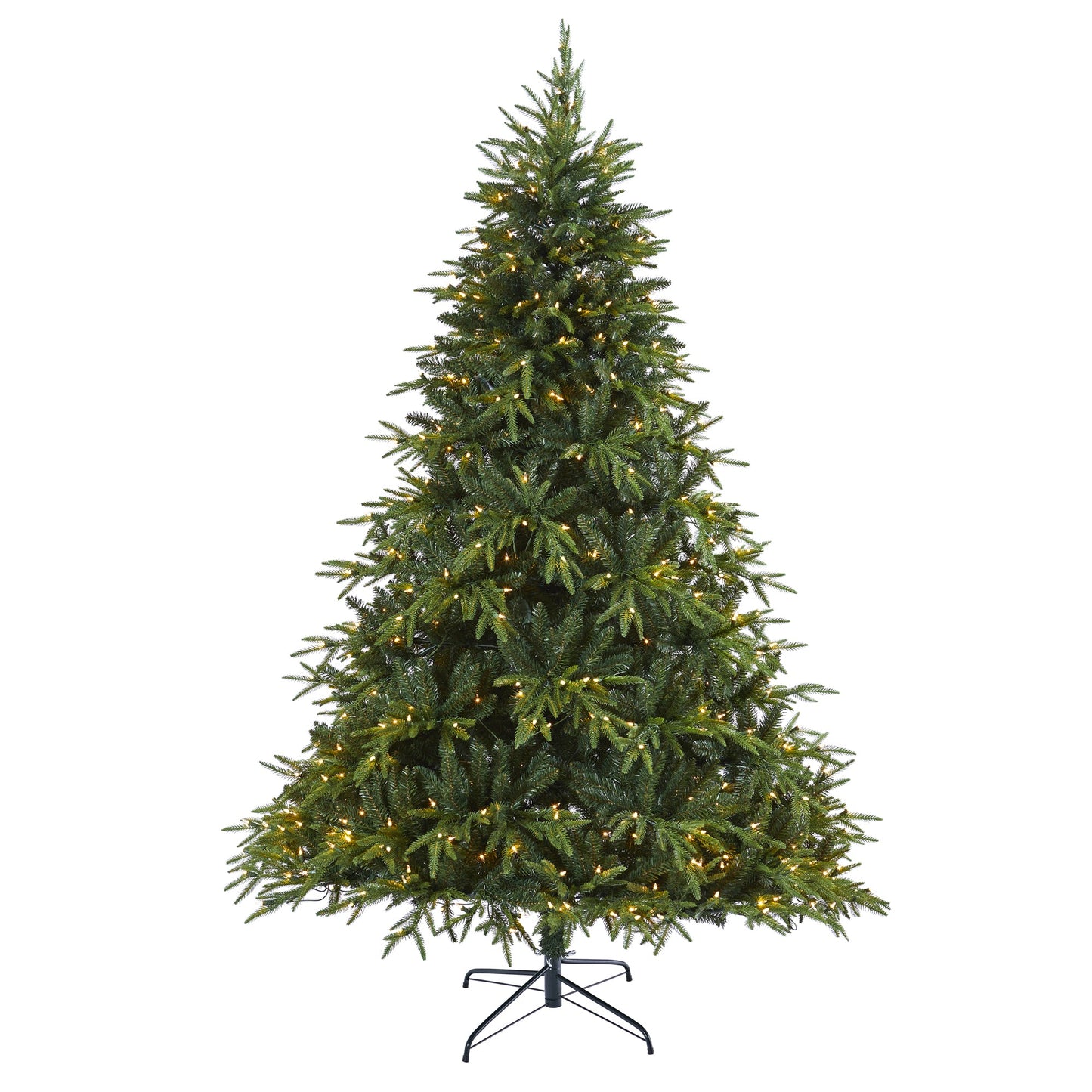 7.5' Colorado Mountain Fir 'Natural Look' Artificial Christmas Tree w/ 600 LED