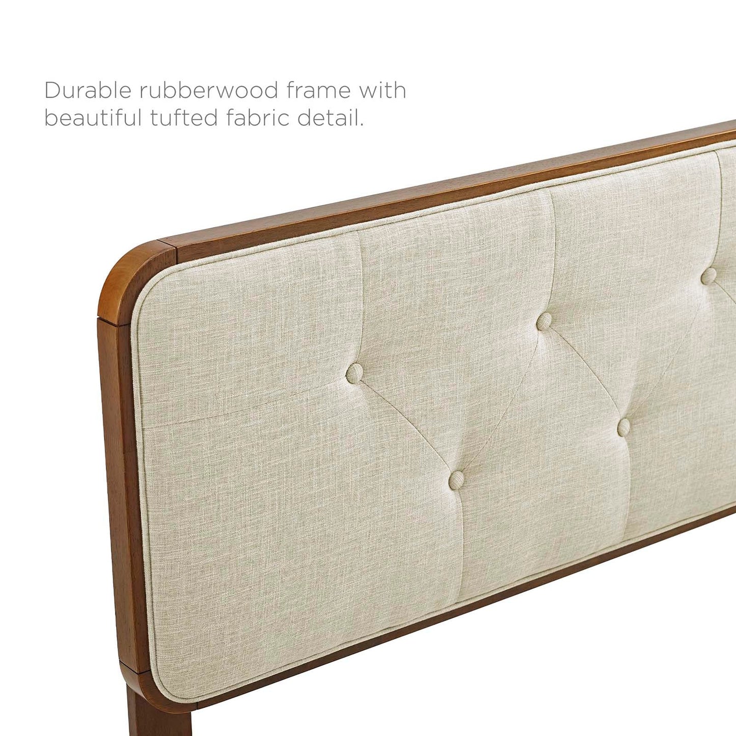 Bridgette Wood Queen Platform Bed With Angular Frame by Modway