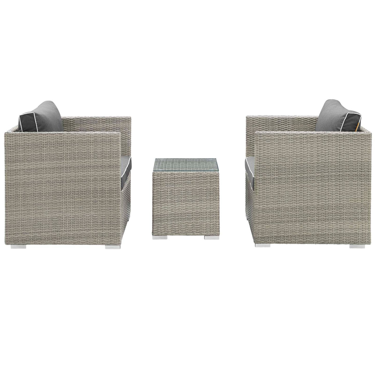 Repose 3 Piece Outdoor Patio Sectional Set by Modway