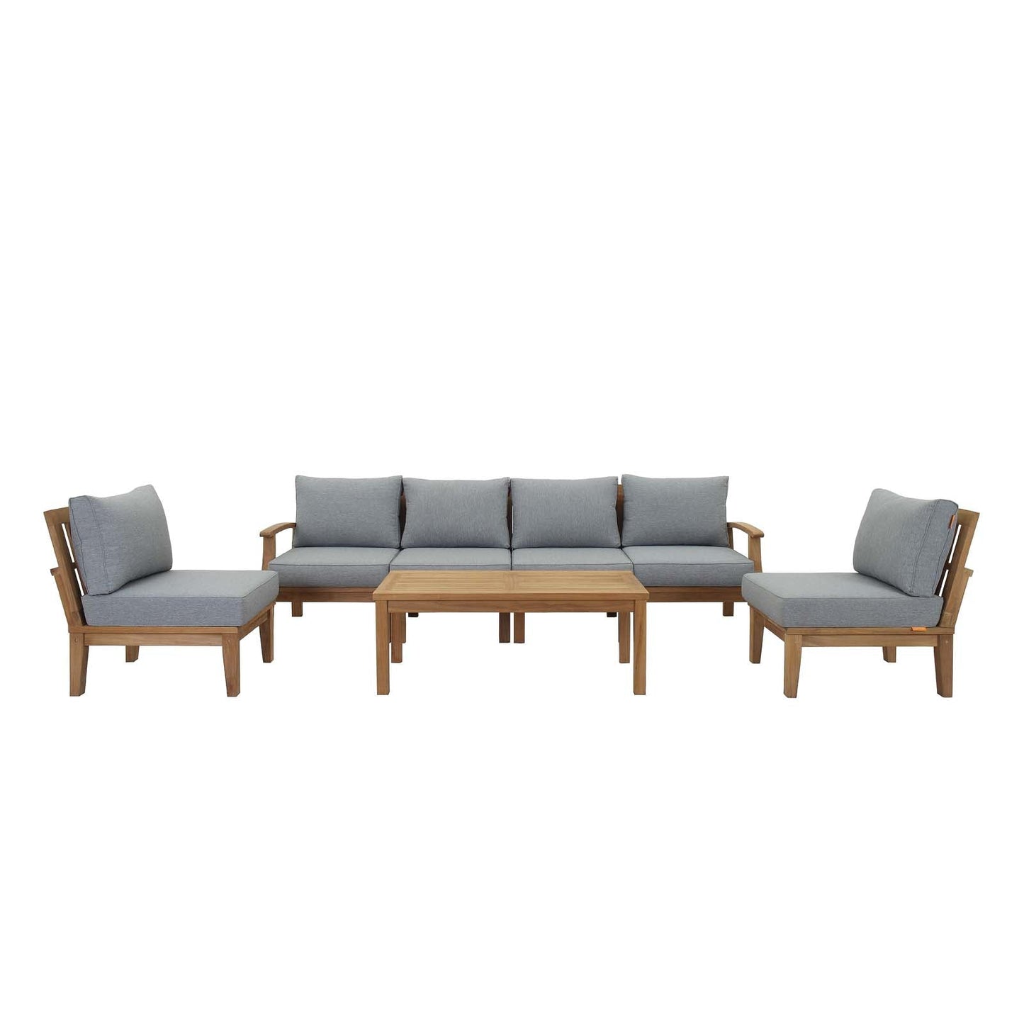 Marina 7 Piece Outdoor Patio Teak Set by Modway