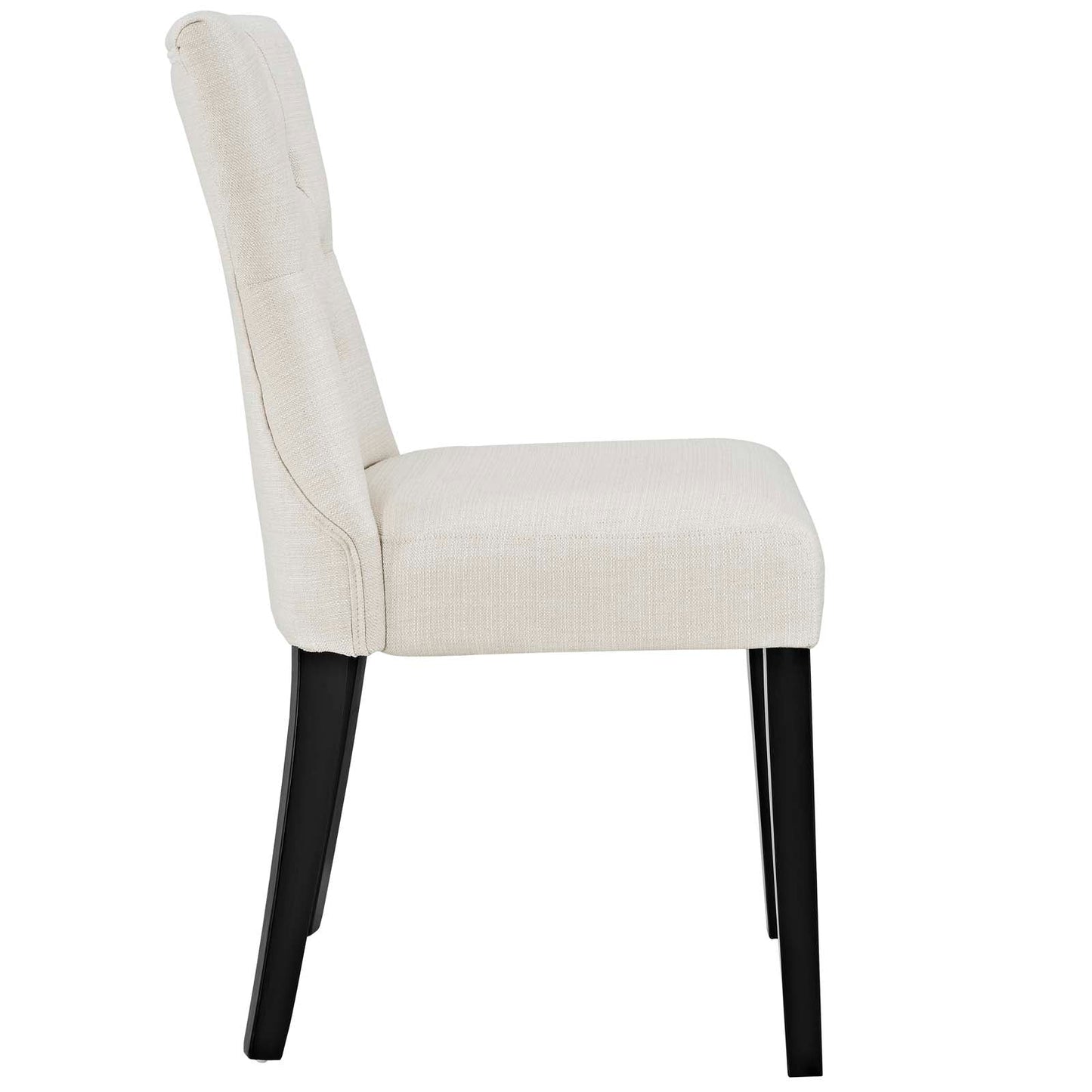 Silhouette Upholstered Fabric Dining Side Chairs Set of 2 by Modway