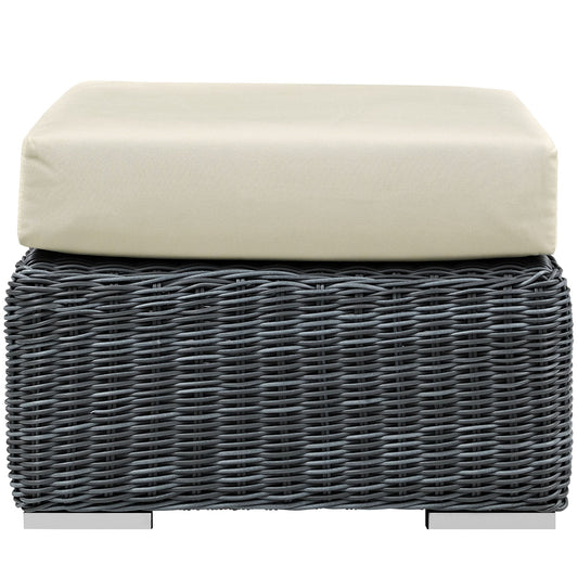 Summon Outdoor Patio Sunbrella¨ Ottoman by Modway