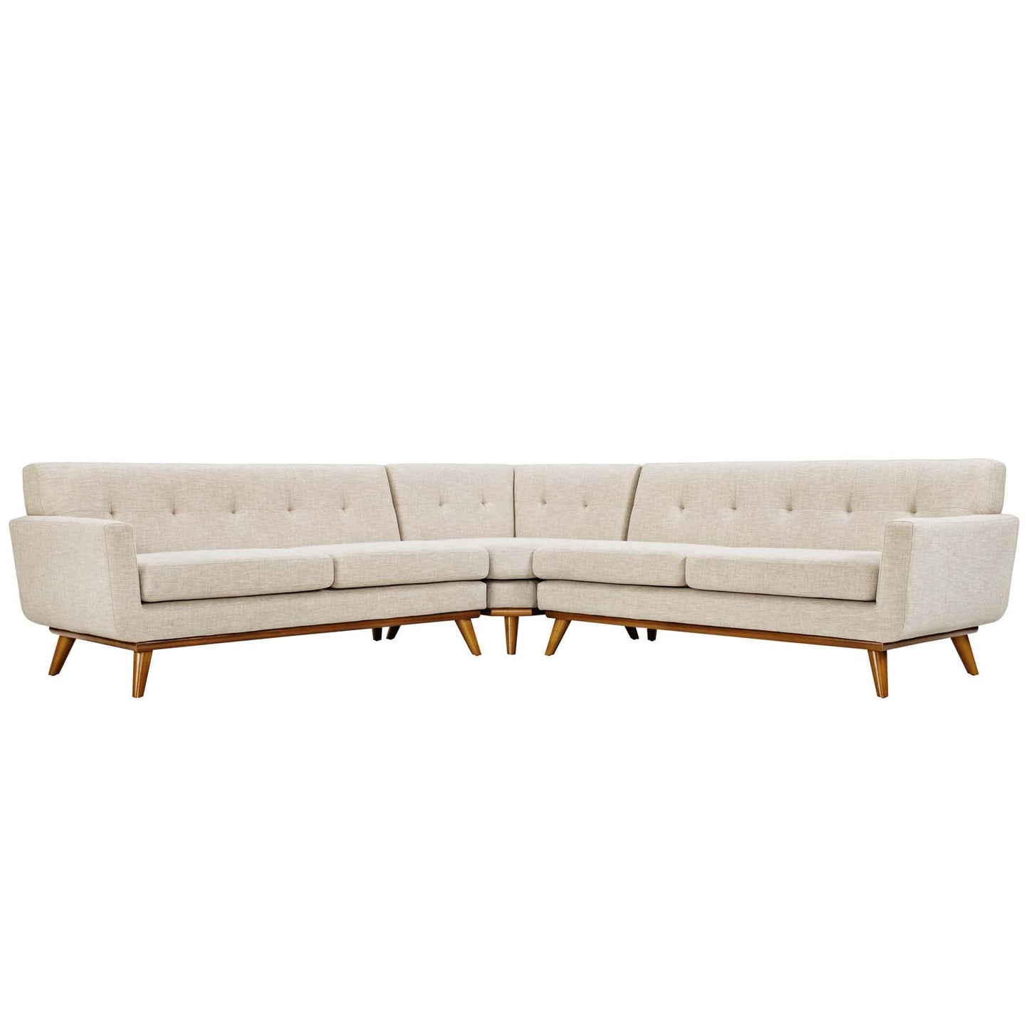 Engage L-Shaped Upholstered Fabric Sectional Sofa by Modway
