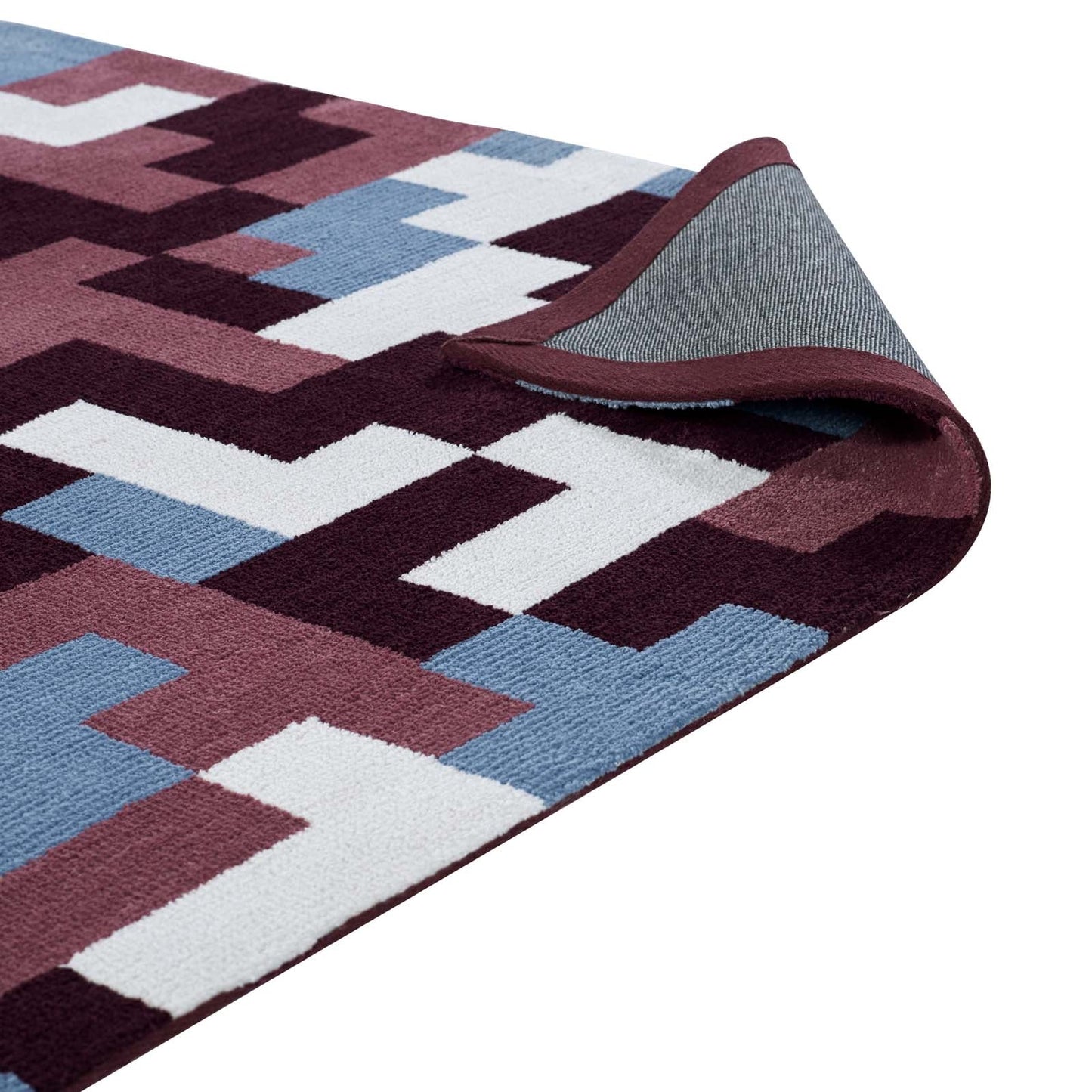 Andela Interlocking Block Mosaic 8x10 Area Rug by Modway